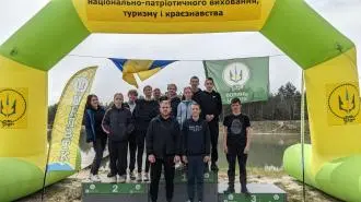 Наша команда зі спортивного орієнтування 10-та в області. Вітання восьмикласниці Котюх Анні з призовим 3-ім місцем в особистому заліку!